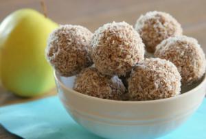 Apple Coconut Snack Balls