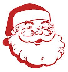 retro santa