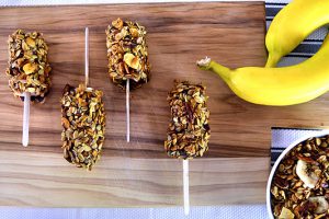 Viki's Granola Banana Pops