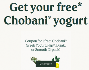 chobani free product link photo